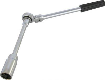 Carpoint bougiesleutel ratel 23 cm 16 mm staal chroom