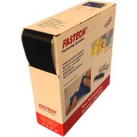 FASTECH® B50SKL01E999910 Klittenband Om vast te plakken Hotmelt Haakdeel, Extra sterk (l x b) 10000 mm x 50 mm Zwart 10 m - thumbnail