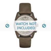 Horlogeband Armani AR6076 Leder Bruin 23mm - thumbnail