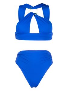 The Attico bikini à détail torsadé - Bleu