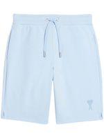 AMI Paris short de sport à logo brodé - Bleu