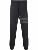 Thom Browne pantalon de jogging fuselé à détails 4 bandes signature - Gris