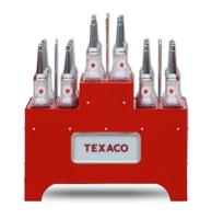 Olie Flessen Rek - Rood - Met Werkende Verlichting