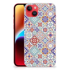 iPhone 14 Plus TPU Siliconen Hoesje Tiles Color