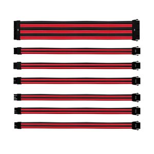 CoolerMaster Colored Extension Cable Kit - Red / Black