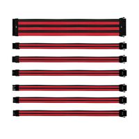 CoolerMaster Colored Extension Cable Kit - Red / Black - thumbnail