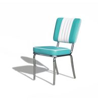 Bel Air Retro Diner Stoel CO-24 Turquoise - thumbnail