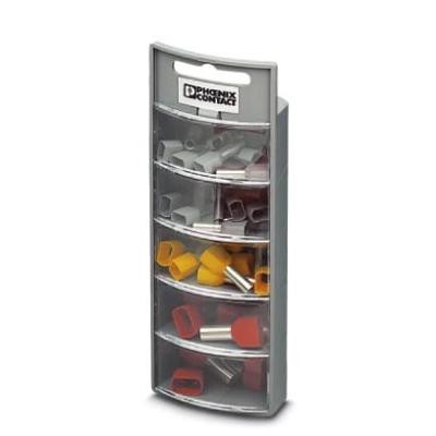 Phoenix Contact 3202999 Assortiment dubbele adereindhulzen 4 mm², 6 mm², 10 mm² Grijs, Geel, Rood 40 stuk(s)