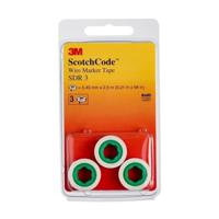 3M ScotchCode SDR-3 kabelmarkering navulrollen, cijfer 3 (3 stuks)