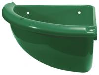 horizont hoekvoederbak 24 liter 63 x 35 cm polypropyleen groen