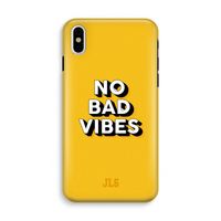 No Bad Vibes: iPhone XS Tough Case