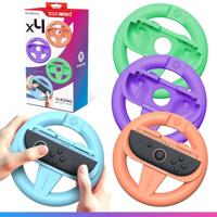 Oniverse 4-in-1 Racewheel Controller Set voor Nintendo Switch 2 - Accessoires voor Mario Kart, Oranje, Blauwe, Groene, Paarse Racewheel Steunen, Intuïtief, Toegankelijke SL/SR Knoppen - Voor Joy Con