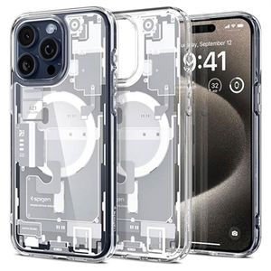 iPhone 15 Pro Max Spigen Ultra Hybrid Mag Hoesje - Wit / Zero One