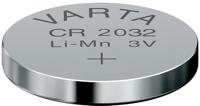 Varta CR2032 Lithium 3 V niet-oplaadbare batterij - niet-oplaadbare batterijen (lithium, 3 V, 230 mAh, zilver, 20 mm, 20 mm)