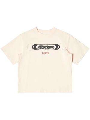 Heron Preston T-shirt met logoprint - Roze