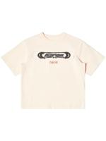Heron Preston T-shirt met logoprint - Roze