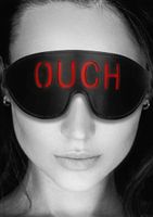 Bonded Leather Eye-Mask "Ouch" - With Elastic Straps - thumbnail