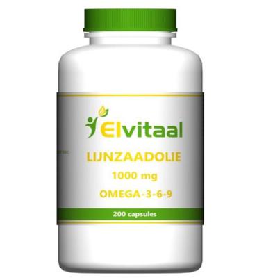 Elvitaal Elvitaal Lijnzaadolie Omega 369 (200ca) Elvitaal Elvitaal Lijnzaadolie Omega 369 (200ca)
