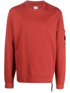 C.P. Company sweat en coton à fermeture latérale zippée - Rouge