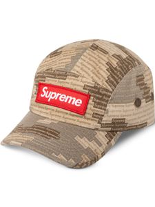 Supreme casquette Camp Military - Marron