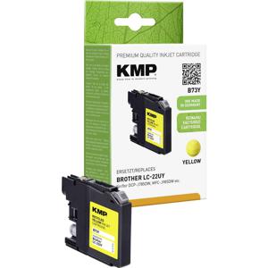 KMP Inktcartridge vervangt Brother LC-22UY Compatibel Geel B73Y 1536,4009