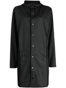 Rains press-stud waterproof jacket - Noir