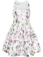 Philosophy Di Lorenzo Serafini robe évasée à fleurs - Blanc