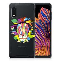 Samsung Xcover Pro Telefoonhoesje met Naam Lion Color - thumbnail