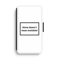 Alone: iPhone XS Max Flip Hoesje