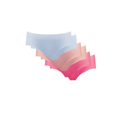 MAGIC Bodyfashion naadloze hipster (set van 6) roze/blauw MAGIC Bodyfashion naadloze hipster (set van 6) roze/blauw