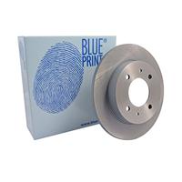 Blauwe Print ADG04314 Remschijf Set (2 Remschijf) achter, vol, No. van gaten 4