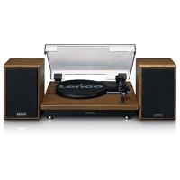 Lenco LS-100 HiFi-draaitafel met Bluetooth 5.0 - Externe luidspreker - 2 x 10 W RMS - Riemaandrijving - Automatische uitschakeling - Hout
