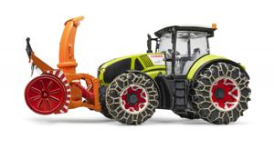 bruder Claas Axion 950 met sneeuwkettingen en sneeuwblazer modelvoertuig 03017