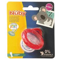 Nuby Fopspeen Natural Flex Kers 6-36m - thumbnail