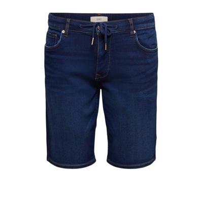 edc Men regular fit jog denim short blue