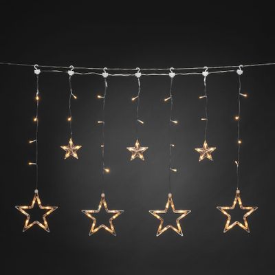 Konstsmide Lichtgordijn Binnen/buiten 230 V/50 Hz Energielabel: F (A - G) 77 LED Barnsteen
