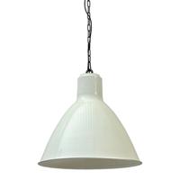 Masterlight Retro industrie hanglamp Industria 58 wit met zwart 2012-06-06-K - thumbnail