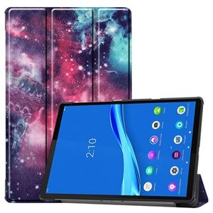 Tri-Fold Series Lenovo Tab M10 FHD Plus Folio Case - Galaxy