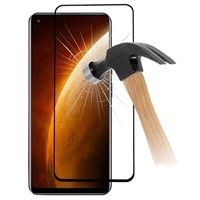 Realme Narzo 60 Full Cover Glazen Screenprotector - Zwarte Rand