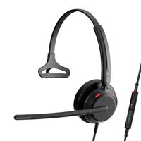 EPOS Impact 730T Bedrade Kantoorheadset met Ruisonderdrukking Microfoon, USB-connectiviteit, Lichtgewicht Ontwerp, en Inline Bediening - Perfect voor Thuiswerken en Callcenters