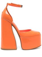 Le Silla escarpins Nikki à plateforme - Orange - thumbnail