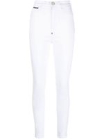 Philipp Plein jean skinny à taille haute - Blanc - thumbnail