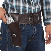 Holster met riem zwart
