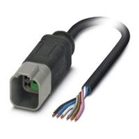Phoenix 1415030 Sensor/aandrijvingskabel, 1,5 m, zwart