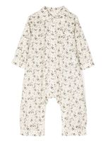 Bonpoint pyjama en coton à fleurs - Jaune