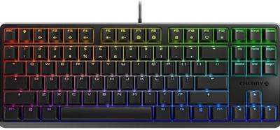 G80-3000 S TKL - Toetsenbord - backlit - USB - VS internationaal - toetsschakelaar: CHERRY MX Red Linear - zwart