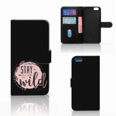 Apple iPhone 6 Plus | 6s Plus Leuk Hoesje Boho Stay Wild Apple iPhone 6 Plus | 6s Plus Leuk Hoesje Boho Stay Wild