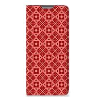 Xiaomi 12 Pro Hoesje met Magneet Batik Rood