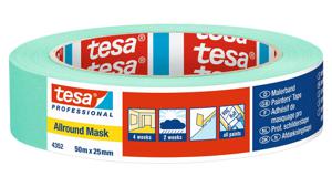 TESA Professional 4352 50 m Maskeertape voor algemeen gebruik Geschikt voor gebruik binnen Geschikt voor buitengebruik Papier Groen