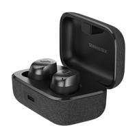 Sennheiser MOMENTUM True Wireless 4 - Smart Earbuds met Bluetooth 5.4, kristalhelder geluid, comfortabel ontwerp, accuduur van 30 uur en adaptieve ANC - zwart grafiet